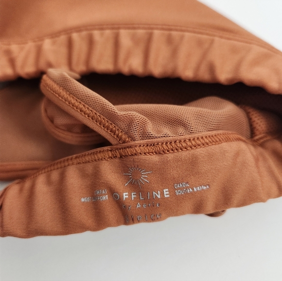 Aerie offline maximum support Sports Bra burnt orange - Size Small - Picture 8 of 9